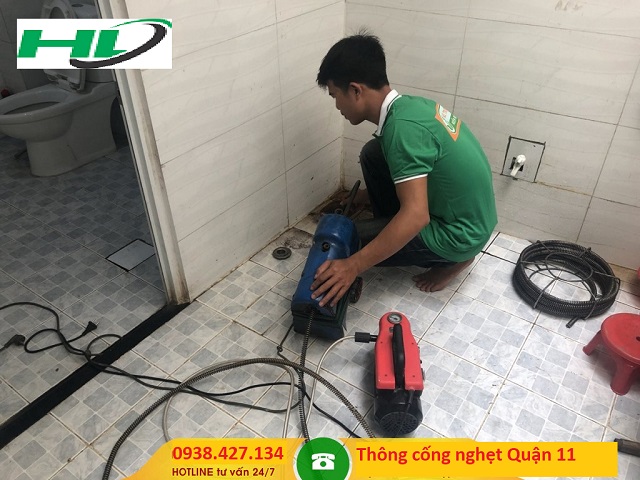 công ty thông cống nghẹt quận 11 hưng phát