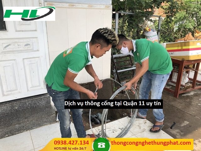 dịch vụ thông cống tại quận 11